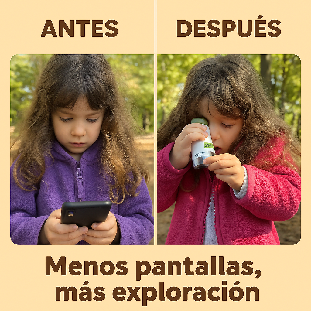Menos pantallas,